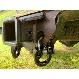 AutoHauler Supply 1/2" G80 Blk Hammerlock Coupling Link Kit for Heavy Duty Truck Safety Chain Tow