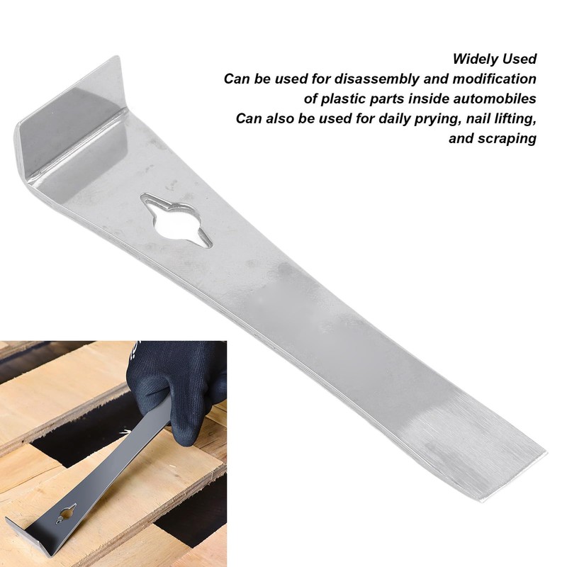 Thickened Stainless Steel Pry Bar Scraper Nail Puller for Disassembly
