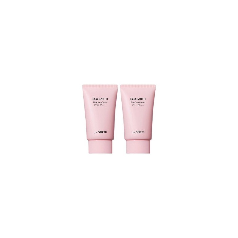 The Saem Eco Earth Pink Sun Cream 50g x 2
