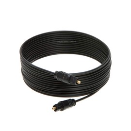 6ft S/PDIF Toslink Cable, Slim Design Audio Digital Optical Fiber Optic Premium Cord, Male to Male (6FT)