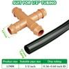 iMopo 12 Pack Drip Irrigation Fittings Cross Connectors, 1/2 Inch