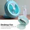 Cute Desktop Mini Fan Portable Humidifying Mist Spray Fan for
