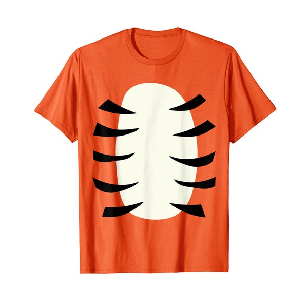 Funny lazy DIY tiger belly costume for halloween party T-Shirt