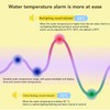 Baby Bath Thermometer Bee Shaped Alarm Function Infant Bath Safety