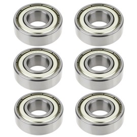 OTOTEC 6pcs 6202Z Saw Bearings Guide Bearing Compatible with Harbor Freight 1678E-B Corded Variable Speed ??Deep Cut Saw (15x35x11mm)