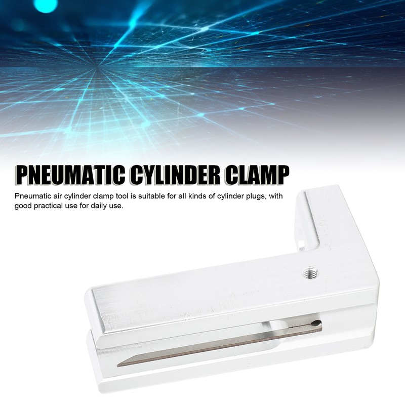 Pneumatic Cylinder Clamp Tool Portable Rustproof Aluminum Alloy Cylinder Fixture