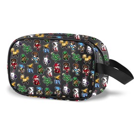 WCGXKO Video Game Inspired Clear Makeup Bag Game Character Gift JRPG Gamer Gift (F Game Cbag CA)