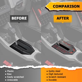 DYSO Steel Racing Shift Shifter Gate Plate Panel For Polaris RZR PRO XP/PRO R/TURBO R