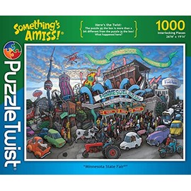 PuzzleTwist Jigsaw Puzzle | Minnesota State Fair | Something's Amiss! Series | 1000 Pieces | Hometown Pride Family Pastime