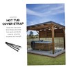 CIYODO 1Set Heavy Duty Hot Tub Cover Windproof Straps of
