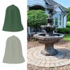 Garden Fountain Statue Protective Cover Silver Coated Oxford Cloth Waterproof