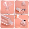 Irenare 20 Pcs 20ml Refillable Empty Nail Polish Bottles Plastic