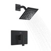 KENES Matte Black Shower Faucet, Shower Trim Kit with Single-Spray