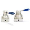 Hand Lever Valve AirTAC 4HV230-08 1/4" PT 4/3 Way Pneumatic