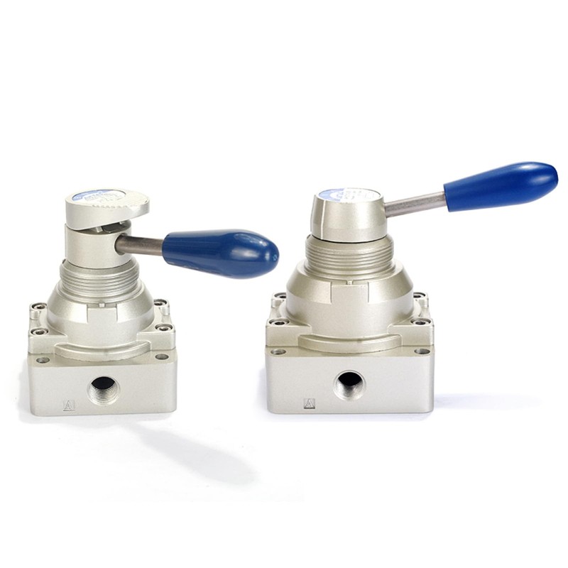 Hand Lever Valve AirTAC 4HV230-08 1/4" PT 4/3 Way Pneumatic