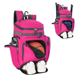 Goloni Basketball Backpack,Basketball Bag with Ball Compartment & Shoe Compartment,Baseball Bag for Basketball, Soccer,Volleyball