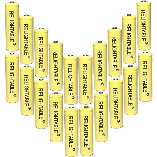RELIGHTABLE AA Size NiCd AA 600mAh 1.2V Rechargeable Batteries for