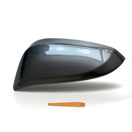 TKPUFR Right Passenger Side Mirror Cover Cap Compatible with Toyota 4RUNNER 2013-2023, RAV4 2013-2018 SE/XLE/LTD, RAV4 HV 2016 Gray