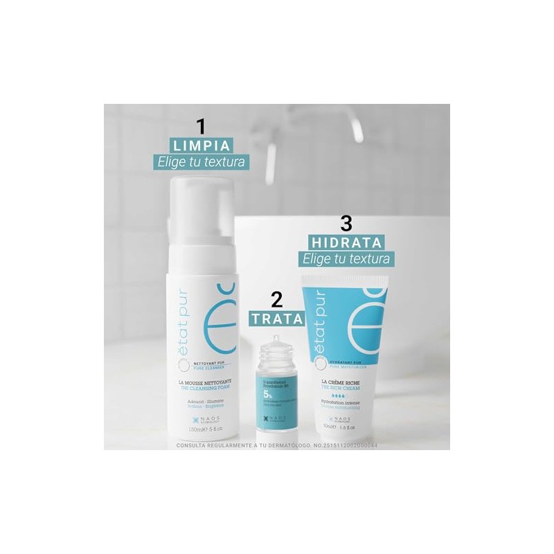 Etat Pur D-pantenol 5 Suero Para Resequedad Extrema, 15 ml