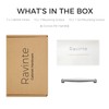Ravinte 5 Pack Solid 5 Inch Kitchen Cabinet Handles Brushed