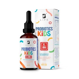 B Life Probióticos para Niños con 9 cepas | 60 Tomas Sabor Cereza | Adicionado con Inulina y Bromelina. 35 Billones de Probióticos | Kids Probiotics.