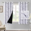 H.VERSAILTEX 100% Blackout Curtains 63 inch Length 2 Panels Set