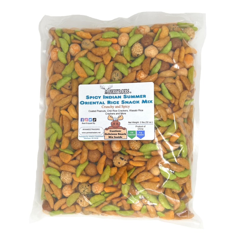 Yankee Traders, Spicy Indian Summer Oriental Rice Snack Mix -