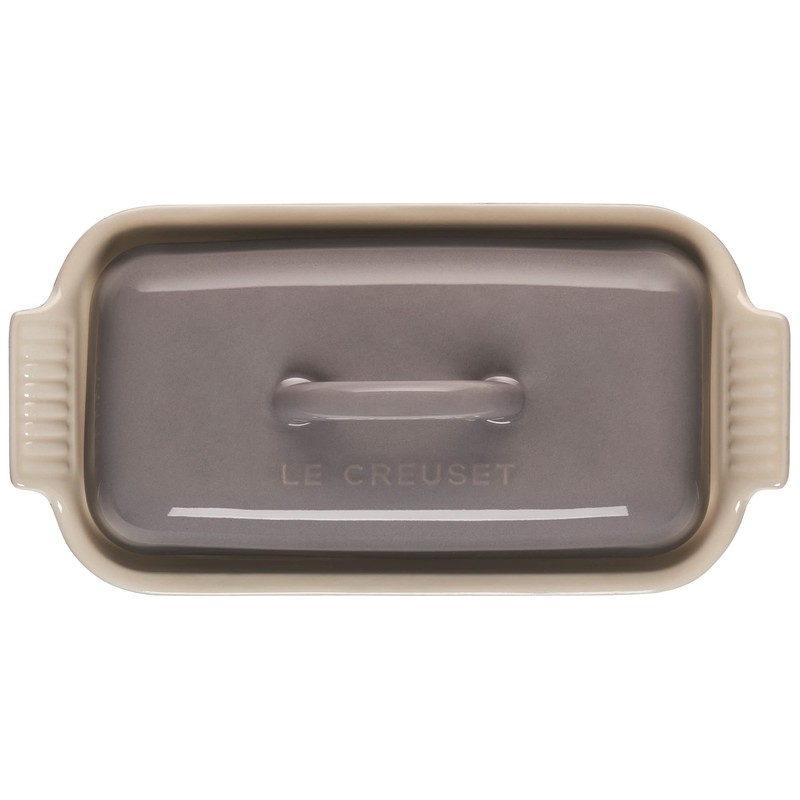 Le Creuset Stoneware Heritage Butter Dish, Oyster