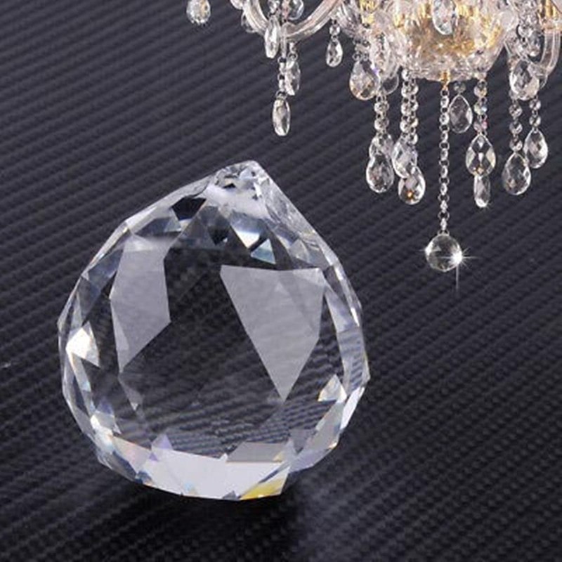 38Pcs Clear Crystal Ball Prism, BetterJonny 20mm Crystal Ball Prism