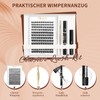 QUEWEL 144 Pieces DIY Eyelash Extensions Set, Cluster Eyelash Applicator