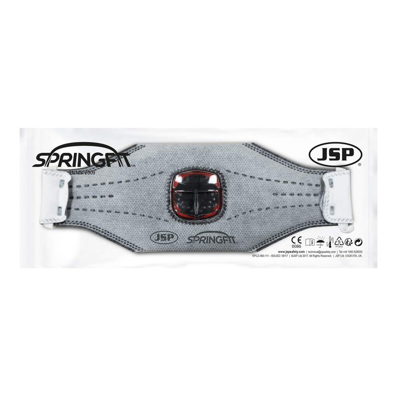 JSP Springfit 436ML FFP3 with Typhoon Valve- Box of 10.