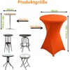 iEventStar Stretch Bar Table Covers, Spandex Bar Table Covers, Bar
