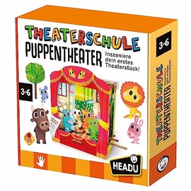 Headu "Theaterschule Puppentheater – Stage Your First Theatre!": Educational Game for Children Aged 3 to 6 Years, German Version (DE56314)
