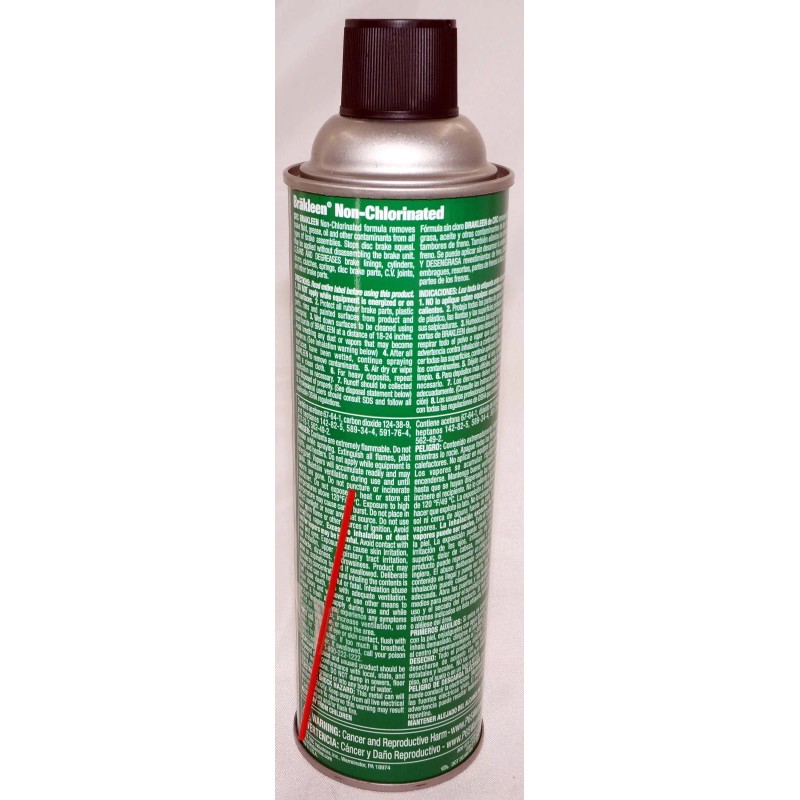 CRC Brakleen Brake Parts Cleaner 14oz w/ PowerJet Technology Spray