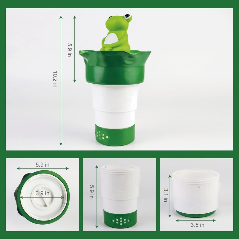 MKLZ Chlorine Floater for Pool, Floating Large Chlorine Dispenser, Bromine