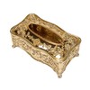XIAOJUN Gold Acrylic Tissue Box Hotel Restaurant Napkin Holder Household