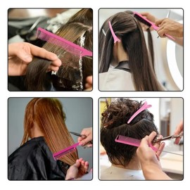 Nivofu 12Pzs Peines para Cabello Mujer, Kit de Peines para Peinar el Cabello, Peine Triple para Burlas, Cepillo para El Pelo con Cerdas, Peine de...  