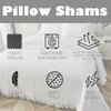 Brandream Quilted Pillow Shams Cotton Set of 2 King Size