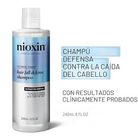 Nioxin Champú Defensa Contra la Caída del Cabello | Activa los Folículos Pilosos para una Pérdida de Cabello Visiblemente Menor | Con Ácido Láurico, C