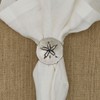 Split P Sand Dollar Napkin Ring Set of 4