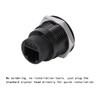 ANMBEST 10PCS RJ45 Panel Mount Connector, Cat6 8P8C Ethernet LAN