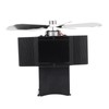 Wall Mounted Fireplace Fan 5 Blade Heat Powered Wood Stove