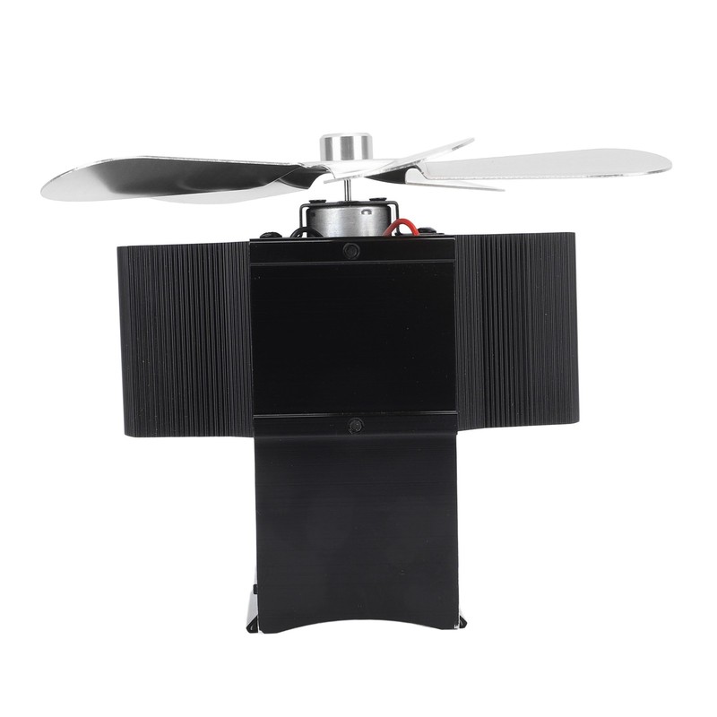 Wall Mounted Fireplace Fan 5 Blade Heat Powered Wood Stove
