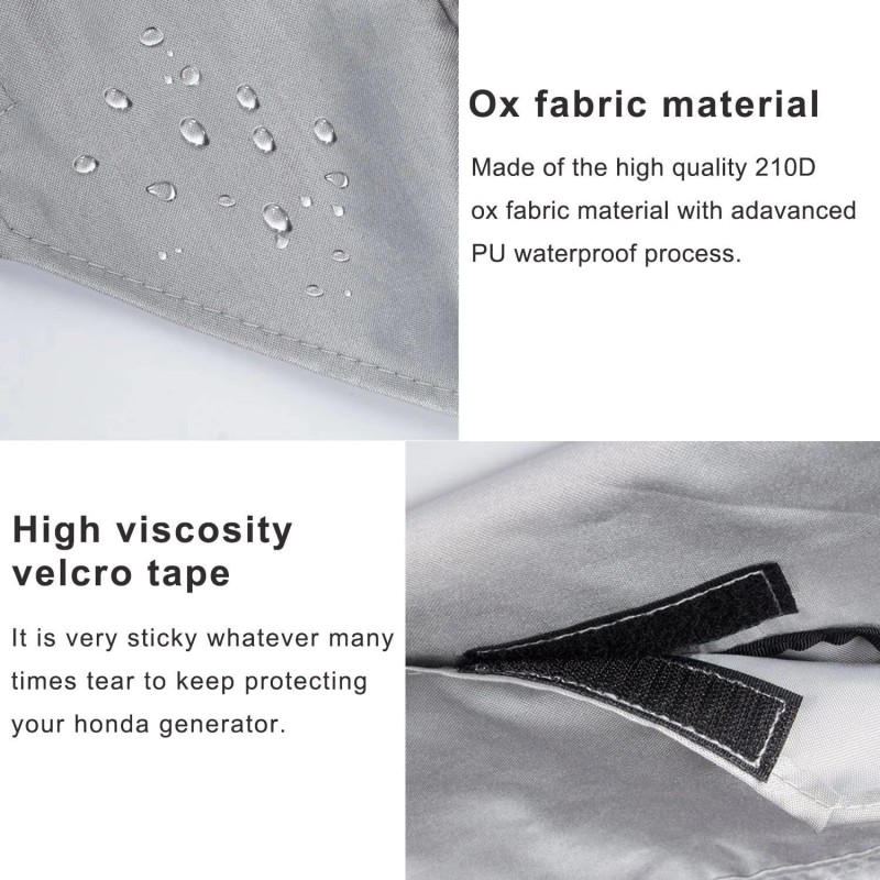YMT Generator Waterproof Storage Cover for Honda Generator EU2000i EU2200i