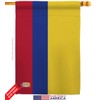 Nationality Colombia Garden House Flags Kit Regional Nation International World