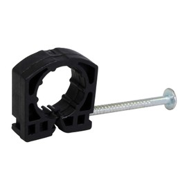 Highcraft JHK001-50 PEX Support J-Hook with Nail 1 in. Polyethylene (50 Pack), 1 in, Black