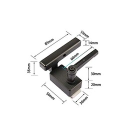 CarAngels Wood Chute Limiter Miter T-Track Stop Positioning Restriction Carpenter Tool for Table Saw (Long Handle Type)