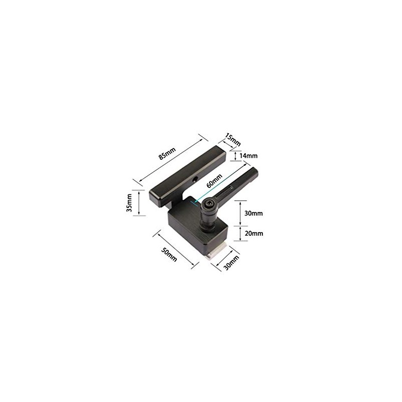 CarAngels Wood Chute Limiter Miter T-Track Stop Positioning Restriction Carpenter