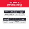 8020, 1050, 10 Series 1 Inch x 0.5 Inch T-Slotted