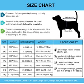 Yeapeeto Dog Onesie Surgery Recovery Suit for Large Medium Bodysuit Dogs Pajamas PJS Full Body for Shedding, Prevent Licking, Wound Protection, Cone Alternative (3XL, Grey)